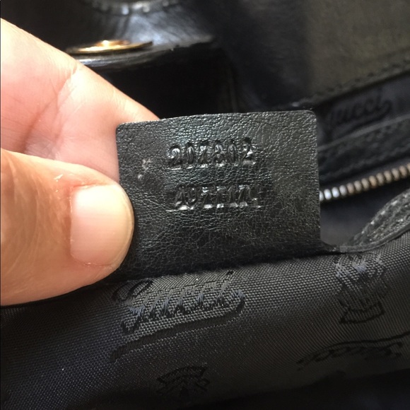 Gucci leather suede large Babouska Tote bag - Picture 3 of 6